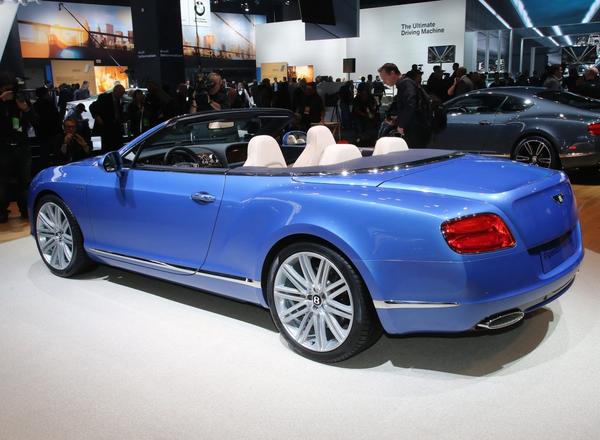 Bentley впервые представил новый кабриолет Continental GT Speed
